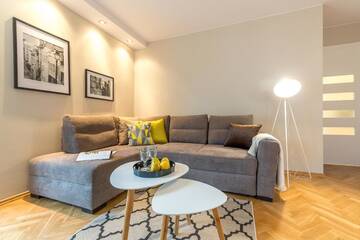 Фото номера Роскошные апартаменты с 1 спальней - Chmielna, 116/118 Апартаменты P&amp;O Apartments Emilii Plater г. Варшава 19
