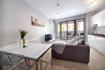Фото номера Апартаменты с 1 спальней Апартаменты Corporate Accommodation P&amp;O Serviced Apartments г. Варшава 30