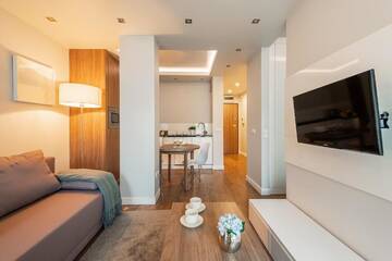 Фото номера Апартаменты с 1 спальней Апартаменты Corporate Accommodation P&amp;O Serviced Apartments г. Варшава 16