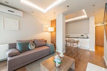 Фото номера Апартаменты с 1 спальней Апартаменты Corporate Accommodation P&amp;O Serviced Apartments г. Варшава 20