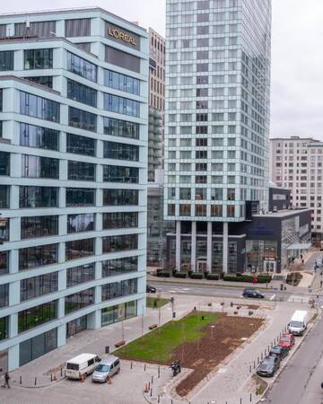 Фото номера Апартаменты с 1 спальней Апартаменты Corporate Accommodation P&amp;O Serviced Apartments г. Варшава 3