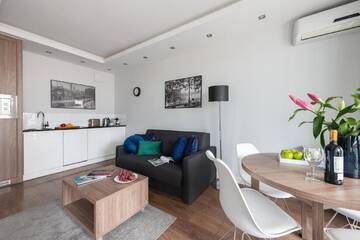 Фото номера Апартаменты с 1 спальней Апартаменты Corporate Accommodation P&amp;O Serviced Apartments г. Варшава 8