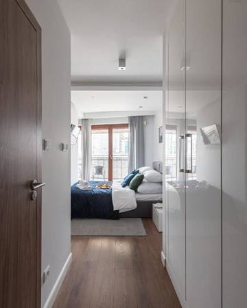 Фото номера Апартаменты с 1 спальней Апартаменты Corporate Accommodation P&amp;O Serviced Apartments г. Варшава 5