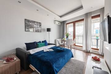 Фото номера Апартаменты с 1 спальней Апартаменты Corporate Accommodation P&amp;O Serviced Apartments г. Варшава 5