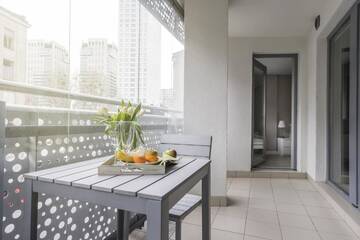 Фото номера Апартаменты с 1 спальней Апартаменты Corporate Accommodation P&amp;O Serviced Apartments г. Варшава 35