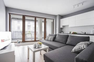 Фото номера Апартаменты с 1 спальней Апартаменты Corporate Accommodation P&amp;O Serviced Apartments г. Варшава 40