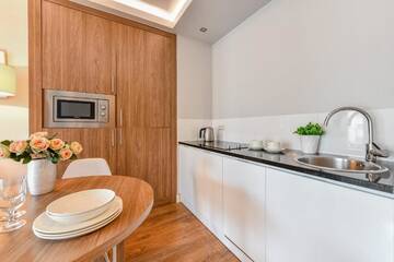 Фото номера Апартаменты с 1 спальней Апартаменты Corporate Accommodation P&amp;O Serviced Apartments г. Варшава 5