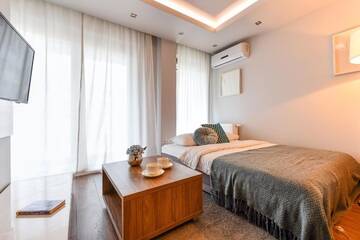 Фото номера Апартаменты с 1 спальней Апартаменты Corporate Accommodation P&amp;O Serviced Apartments г. Варшава 2