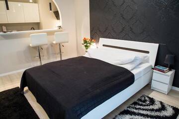 Фото номера Улучшенный номер-студио Апартаменты Kazou Residence г. Варшава 17