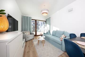 Фото номера Улучшенные апартаменты Апартаменты Kazou Residence г. Варшава 6