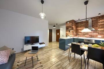 Фото номера Улучшенные апартаменты Апартаменты Kazou Residence г. Варшава 14