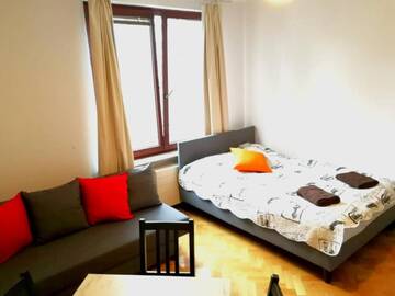 Фото номера Апартаменты с 3 спальнями Апартаменты Center Warsaw - Apartmenty Jana Pawła II г. Варшава 17