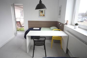 Фото номера Двухместный номер с 2 отдельными кроватями и балконом Хостелы Sport Hostel г. Варшава 8