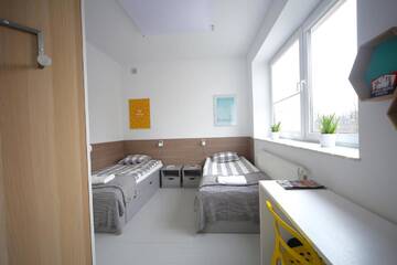 Фото номера Просторный двухместный номер с 2 отдельными кроватями Хостелы Sport Hostel г. Варшава 3