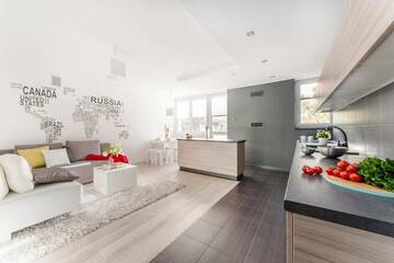 Фото номера Апартаменты с 2 спальнями (ул. Niska, 17) Апартаменты P&amp;O Apartments Rondo Radosława г. Варшава 4