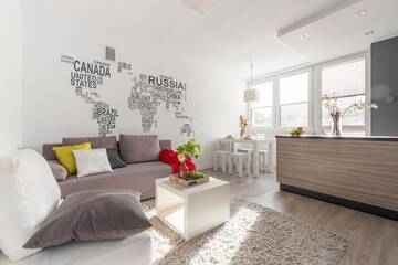 Фото номера Апартаменты с 2 спальнями (ул. Niska, 17) Апартаменты P&amp;O Apartments Rondo Radosława г. Варшава 11