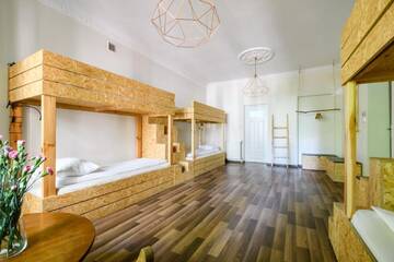 Фото номера Кровать в общем 6-местном номере для мужчин и женщин Хостелы Lull Hostel г. Варшава 5
