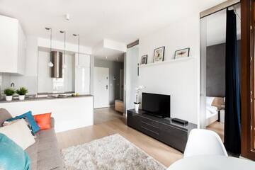 Фото номера Апартаменты с 1 спальней Апарт-отели Apartment4You Select Kolejowa г. Варшава 51