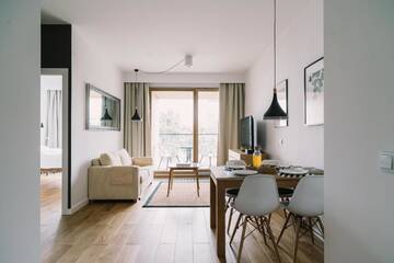 Фото номера Апартаменты с 1 спальней Апарт-отели Apartment4You Select Kolejowa г. Варшава 94