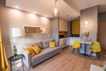 Фото номера Апартаменты с 1 спальней Апарт-отели Apartment4You Select Kolejowa г. Варшава 12