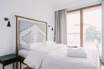 Фото номера Апартаменты с 1 спальней Апарт-отели Apartment4You Select Kolejowa г. Варшава 114