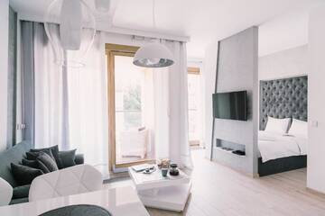 Фото номера Апартаменты с 1 спальней Апарт-отели Apartment4You Select Kolejowa г. Варшава 79