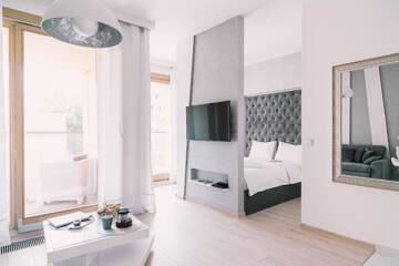 Фото номера Апартаменты с 1 спальней Апарт-отели Apartment4You Select Kolejowa г. Варшава 81
