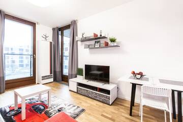 Фото номера Апартаменты с 1 спальней Апарт-отели Apartment4You Select Kolejowa г. Варшава 60