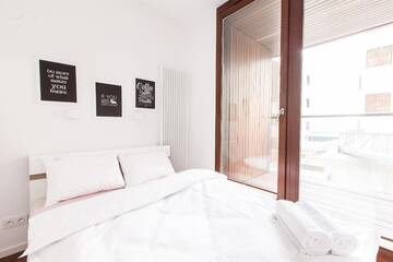 Фото номера Апартаменты с 1 спальней Апарт-отели Apartment4You Select Kolejowa г. Варшава 88