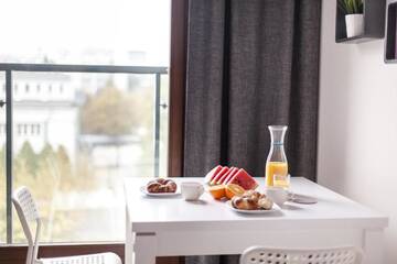 Фото номера Апартаменты с 1 спальней Апарт-отели Apartment4You Select Kolejowa г. Варшава 91