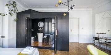 Фото номера Четырехместный номер с террасой Отели типа «постель и завтрак» B&amp;B Autor Rooms г. Варшава 7