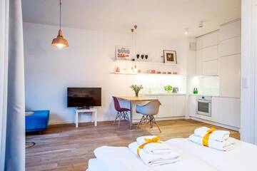 Фото номера Стандартные апартаменты Апарт-отели GO Apartments г. Варшава 32