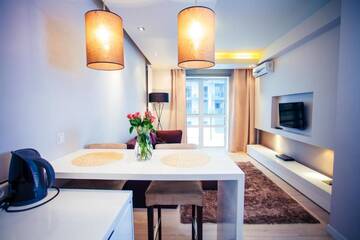 Фото номера Апартаменты Делюкс Апарт-отели Platinum Towers MJ Apartments г. Варшава 15