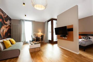 Фото номера Апартаменты Делюкс Апартаменты Prestige Apartments Wola Kolejowa г. Варшава 33