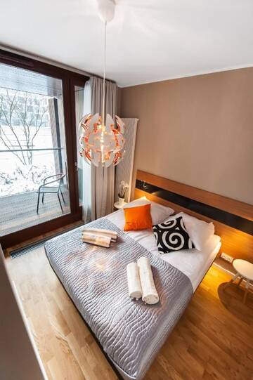 Фото номера Апартаменты Делюкс Апартаменты Prestige Apartments Wola Kolejowa г. Варшава 17