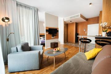 Фото номера Апартаменты Делюкс Апартаменты Prestige Apartments Wola Kolejowa г. Варшава 28