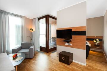 Фото номера Апартаменты Делюкс Апартаменты Prestige Apartments Wola Kolejowa г. Варшава 31