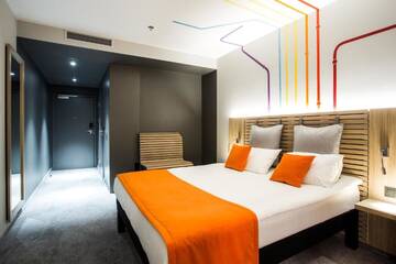 Фото номера Стандартный двухместный номер с 1 кроватью Отель ibis Styles Warszawa City г. Варшава 5