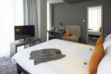 Фото номера Стандартный двухместный номер с 1 кроватью Отель ibis Styles Warszawa City г. Варшава 11