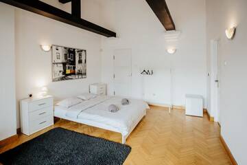 Фото номера Двухместный номер с 1 кроватью и балконом Проживание в семье Green Wood Apartment Stara Ochota г. Варшава 20