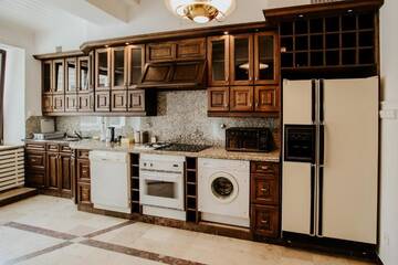 Фото номера Двухместный номер с 1 кроватью и балконом Проживание в семье Green Wood Apartment Stara Ochota г. Варшава 29