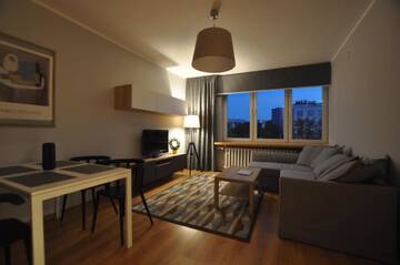 Фото номера Апартаменты с 1 спальней Апартаменты Arkadia Place г. Варшава 11