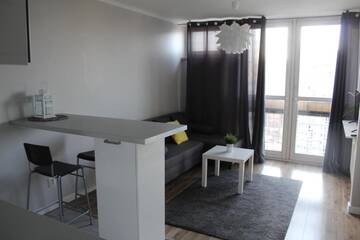 Фото номера Апартаменты с 1 спальней: Grzybowska, 16/22 Апартаменты Coser Apartamenty Centrum г. Варшава 2
