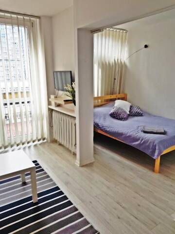Фото номера Апартаменты с 1 спальней: Grzybowska, 16/22 Апартаменты Coser Apartamenty Centrum г. Варшава 4