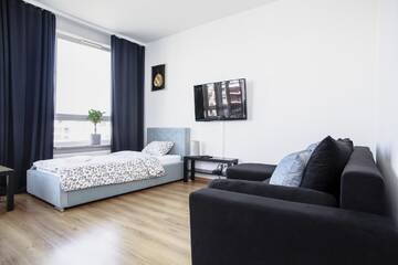 Фото номера Апартаменты с видом на озеро Апартаменты Prudentia Apartments Kłobucka г. Варшава 5