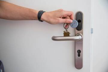 Фото номера Одноместный номер с ванной комнатой Проживание в семье Irysowy Premium Hostel г. Варшава 15
