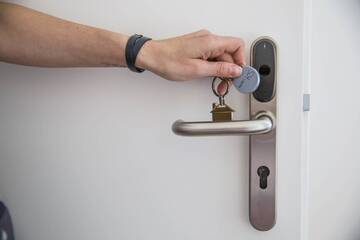 Фото номера Одноместный номер с ванной комнатой Проживание в семье Irysowy Premium Hostel г. Варшава 11