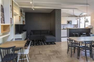 Фото номера Одноместный номер с ванной комнатой Проживание в семье Irysowy Premium Hostel г. Варшава 6
