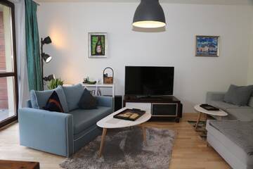 Фото номера Апартаменты с 1 спальней Апартаменты ASKI Powiśle Copernicus Apartment г. Варшава 11