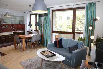 Фото номера Апартаменты с 1 спальней Апартаменты ASKI Powiśle Copernicus Apartment г. Варшава 70